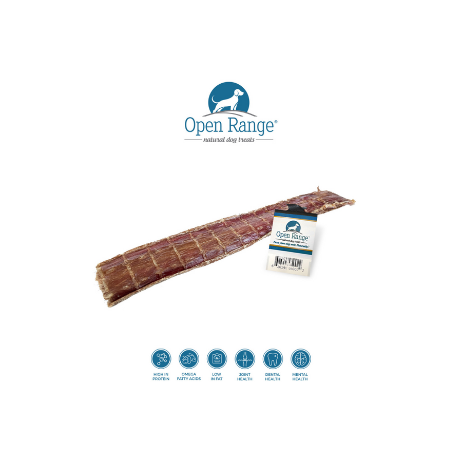 Beef Chomper Stuffed Esophagus Open Range Pet Treats